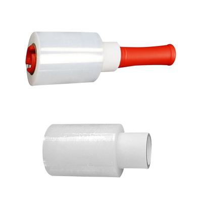 Clear Stretch Film Shrink Wrap with Handle PP Wrap for Pallet Shipping Strength Stretch Wraps Roll for Packaging