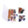 560Pcs Jumper Draht U-Form Farbe Breadboard Linien Platine Pin Expansion Zubehör