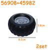 Technical Tire Wheel Car Truck Wheels Hub Block Bricks MOC Motorcycle Tyre  Rim Brick Playset 56145 44309 86652 32019 15038 23798