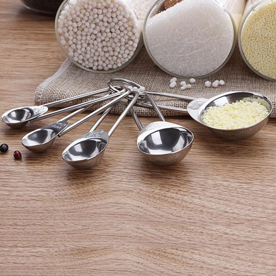 Yousheng 1 Set  Measure Scoop Accurate Widely Applied Reusable Engraved Marking Measuring Scoop for Ingredients