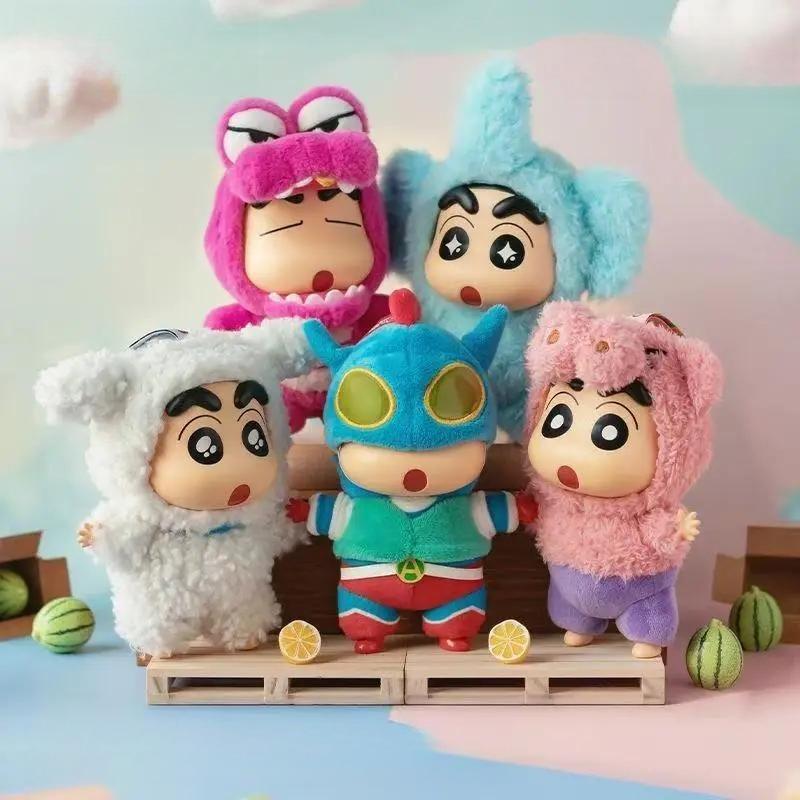 Toptoy CrayonShin-Chan Blind Box Costume Party Series Vinyl Doll Anime Action Figure Mystery Box Kawaii Collection Model ToyGift