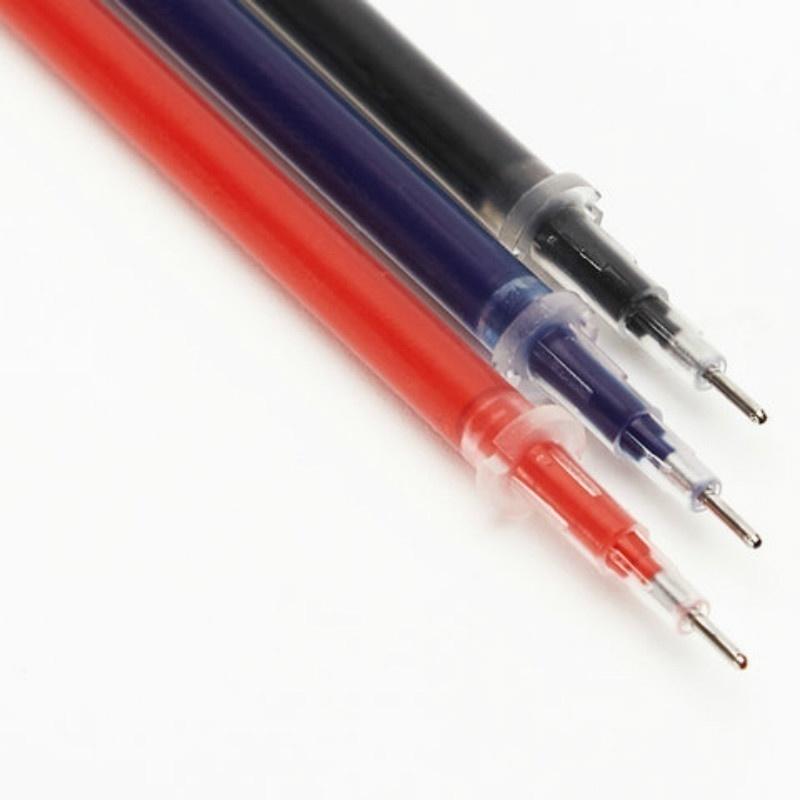 10 ks/sada Gelová inkoustová kuličková pera Náplň Černá Modrá Červená Kancelářská potřeba Gelová pera Náplň