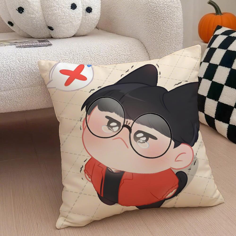 Fashion Modern L-Lol T-T1 F-Faker Cushion Cover Throw Pillow Cover Hidden Button Durable Polyester Chair Cushion