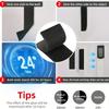 12/24pairs Heavy-Duty Double Sided Adhesive Mounting Strips Interlocking Tape  Reusable Sticky Back Tape for Hanging Organizing