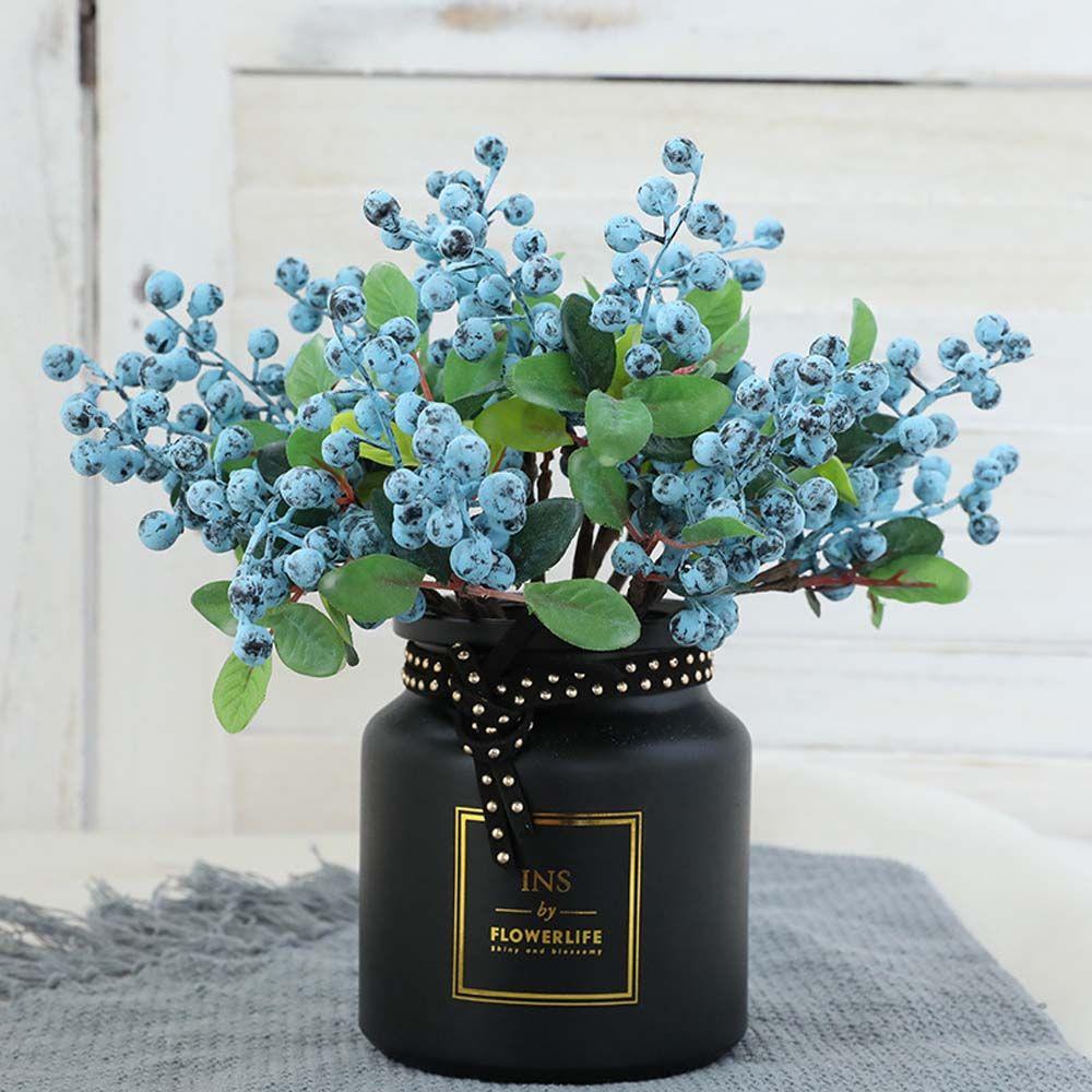 Vivid DIY Simulation Fruit Ornament Home Fake Plant Artificial Berry Christmas Decoration Party Supplies Xmas Decor
