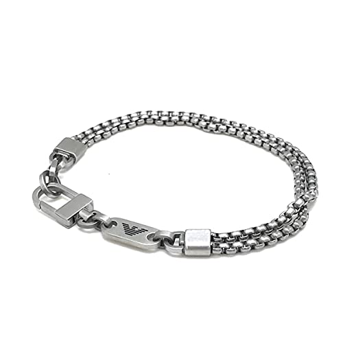 

EMPORIO ARMANI Matte Silver Bracelet EGS2805040 (Emporio Armani) [Item]