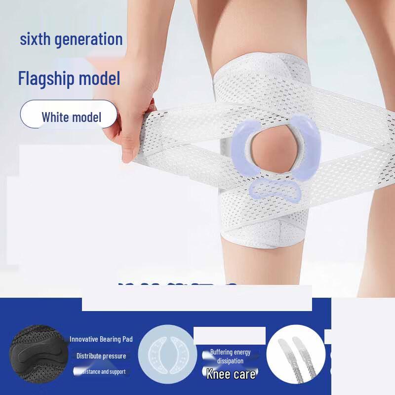 Upgraded 6th Gen Breathable Lightweight Hiking Knee Support