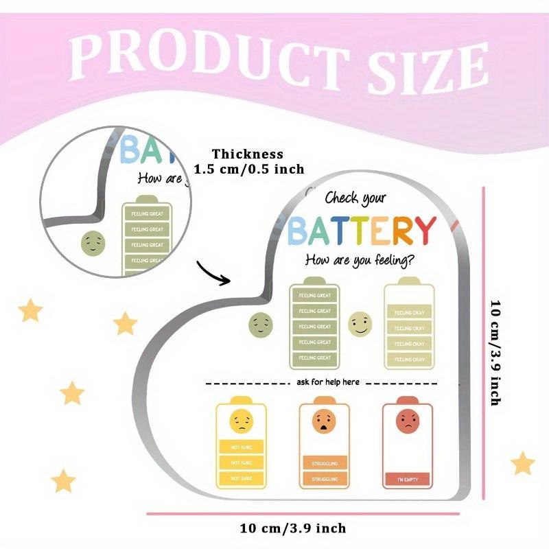 Mindfulness Heart Gift - Psychological Health Decor for Therapy & Classrooms with Photography Utility