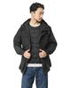 Crew Neck Button Inner Down Size XL TAION-104 Men's Jacket, Beige,