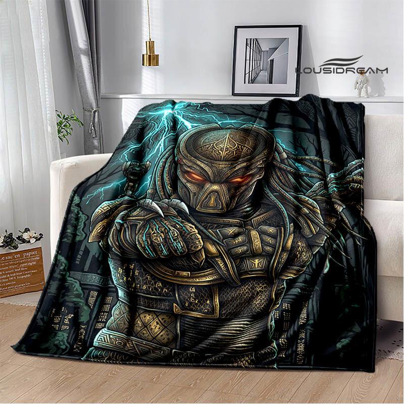 AVP Alien Vs Predator Blanket Picnic Blanket Warm Blankets Outdoor Blanket Home Bed Linings Blankets for Beds Birthday Gift