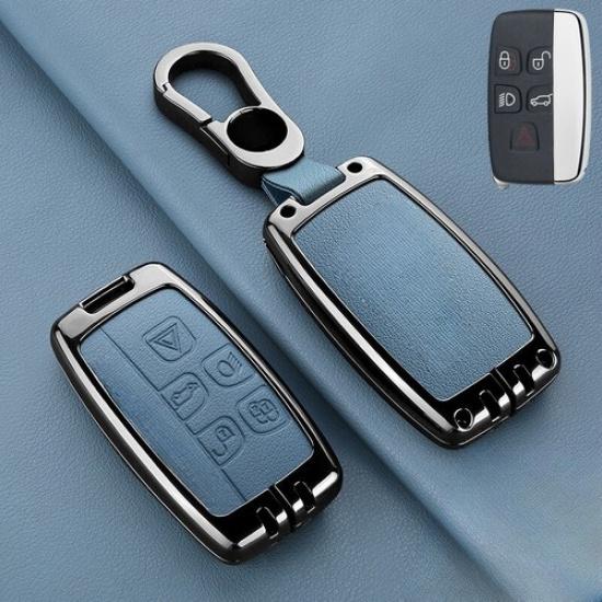 Zinc Alloy Leather Car Key Fob Case Cover For Land Rover Range Rover Sport LR2