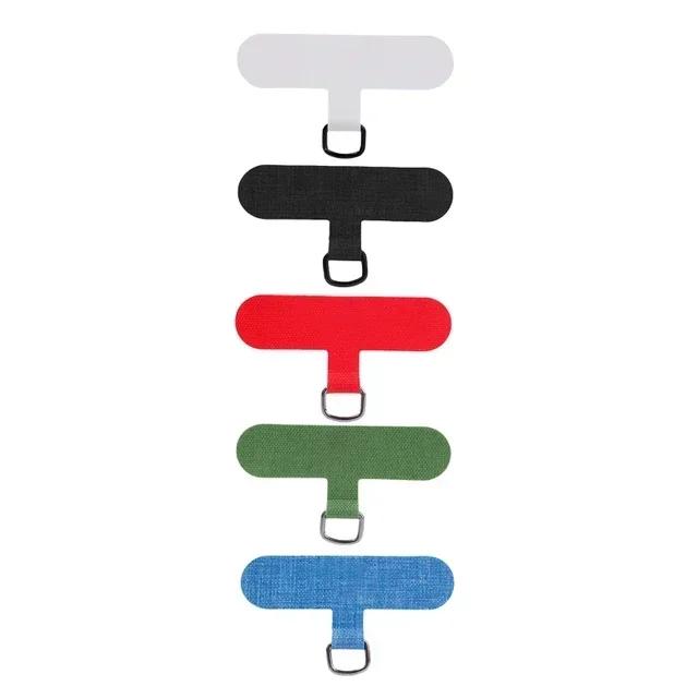 Universal Phone Lanyard Patch Pad Without Adhesive Cell Phone Strap Connector with Metal Ring for Apple IPhone Samsung Xiaomi