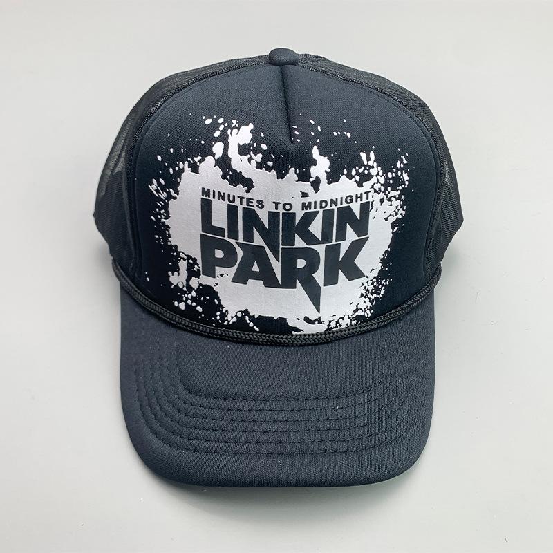 Breathable Cartoon Letter Fashion Men'S And Women'S Baseball Cap Cotton Hip Hop Skateboard Hollow Casual Sun Hat