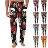 Men's Custom Sleep Pants with Pockets for Home and Wear - Halloween