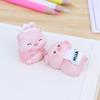 002 Mini Pig Figures Desktop Decor Office Table Ornaments Resin Cute Animal Figurines for Home/Office