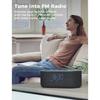 Wireless Charging Alarm Clock Radio: Qi Certified Fast Wireless Charger for iPhone Samsung - 10W Stereo Wall Clocks
