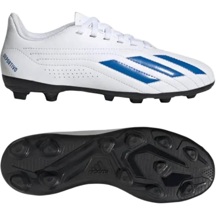 Adidas Multi-Terrain Comfortable Versatile Non-Slip Durable Low-Top Kids Soccer Shoes Kids Soccer Shoes White HP2511
