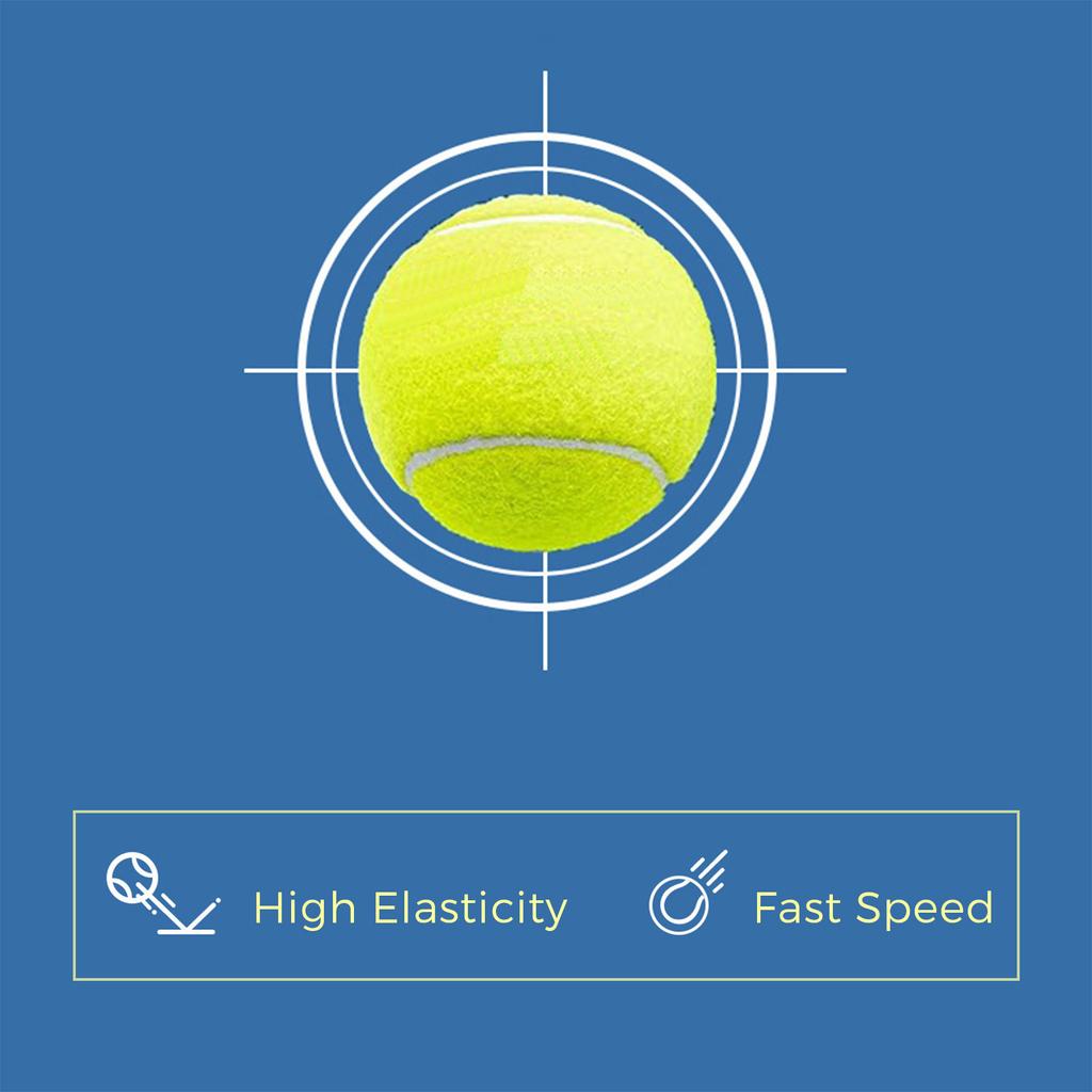3 ks pádlových tenisových míčků s vysokým odrazem pro tenisové turnaje