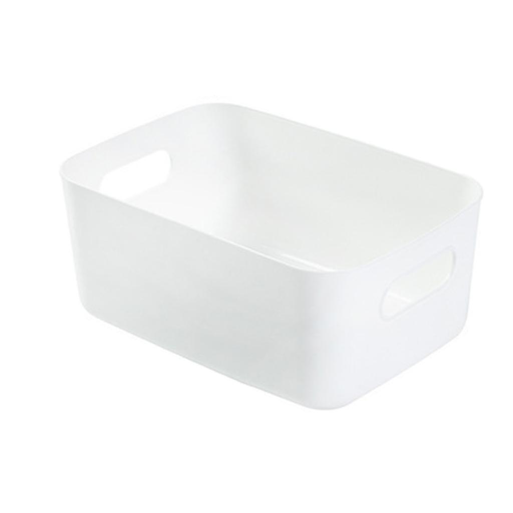 Desktop Storage Basket PP Cosmetic Storages Box Desktops Sundries Organizer with Handle for