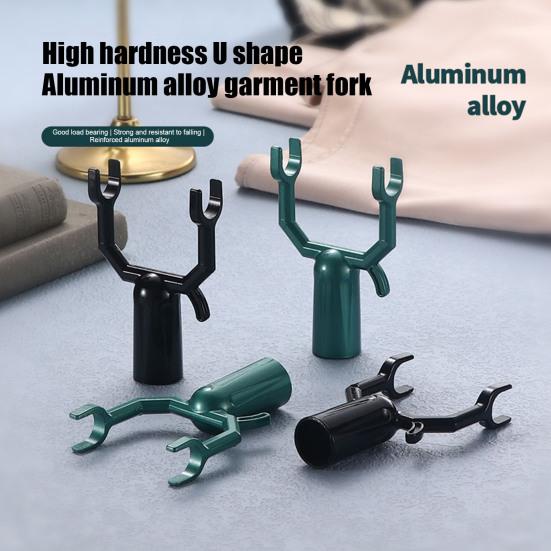 Yousheng 5Pcs Clothes Hook Pole Fork Heavy Duty Aluminum Alloy Universal Clothing Hanger Reacher Hook Head Replacement Accessories 696₽