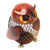 Owl Piggy Bank Owl Shaped Metal Coin Box Handwork Crafting Ornament for Coins Change Living Room