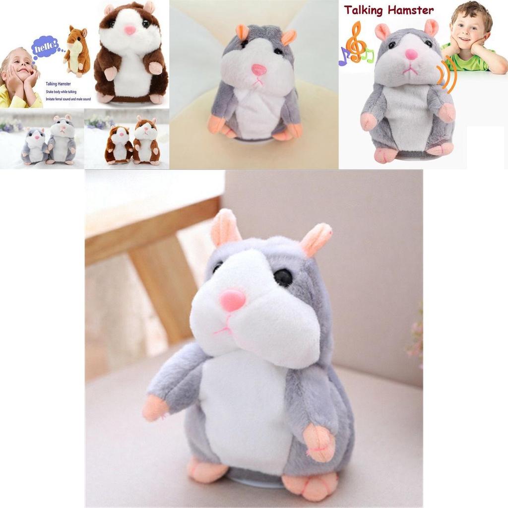 Cute Talking Hamster Pet Plush Toy Kids Sound Record Toy | 15/18cm