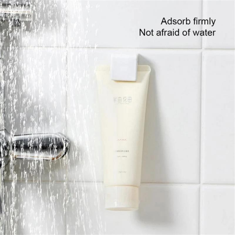 1pcs Toothpaste Storage Clip Non-marking Toothpaste Cleanser Rack Bathroom Hanging Clip Cleanser Clip Bathroom Accessories Hanger