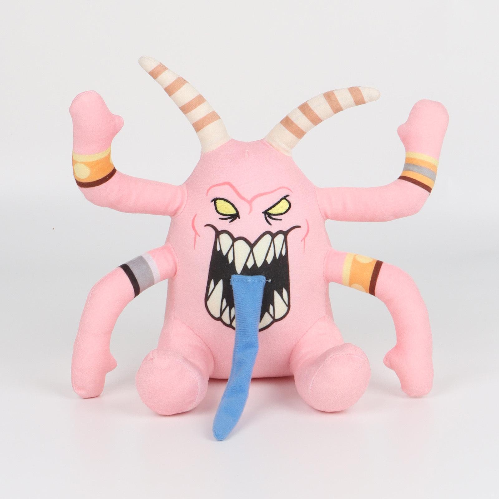 Warha Mmer 40K Rose Horreur Peluche Porte-clés Doux Peluche Pendentif Tzeentch Démon du Chaos Rose Figure Démon Charme Sac Cadeau Pour Joueurs