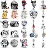 925 Silver Camera Helmet Deadpool Spider-man Charm Pendant Suitable for Original Bracelet Diy Exquisite Jewelry