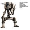 Unique Home Office Accents Vintage Skeleton Robot Statue, Industrial Mechanical Resin Figurine, Skull Statue Gothic Desk Decor for Bookshelf