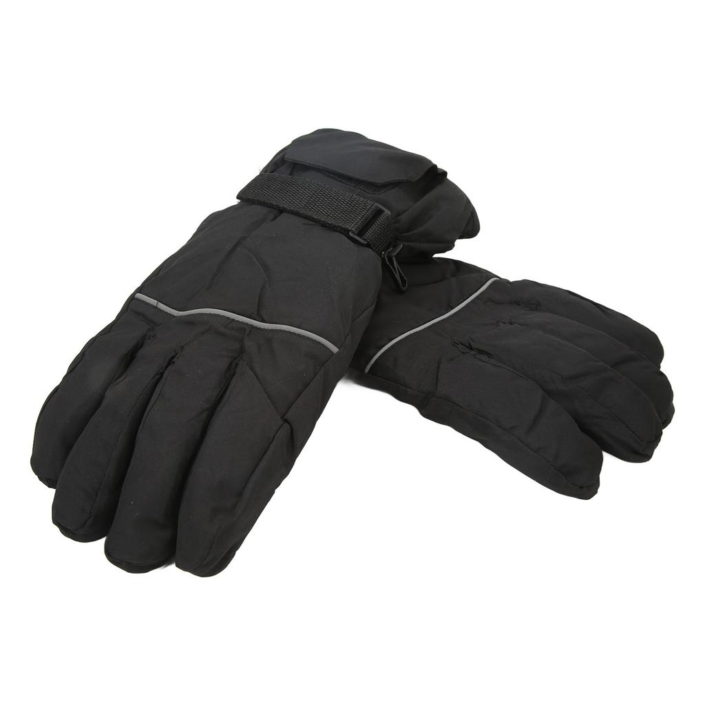 Electric Heated Gloves Polyester Waterproof Battery Powered Winter Heated Gloves for Skiing