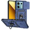 Armor Funda For Xiaomi Poco X6 5G Slide Camera Lens Protect Phone Case For Pocox6 Pocco Poxo Poko Little X6 X 6 6X 5G Back Cover