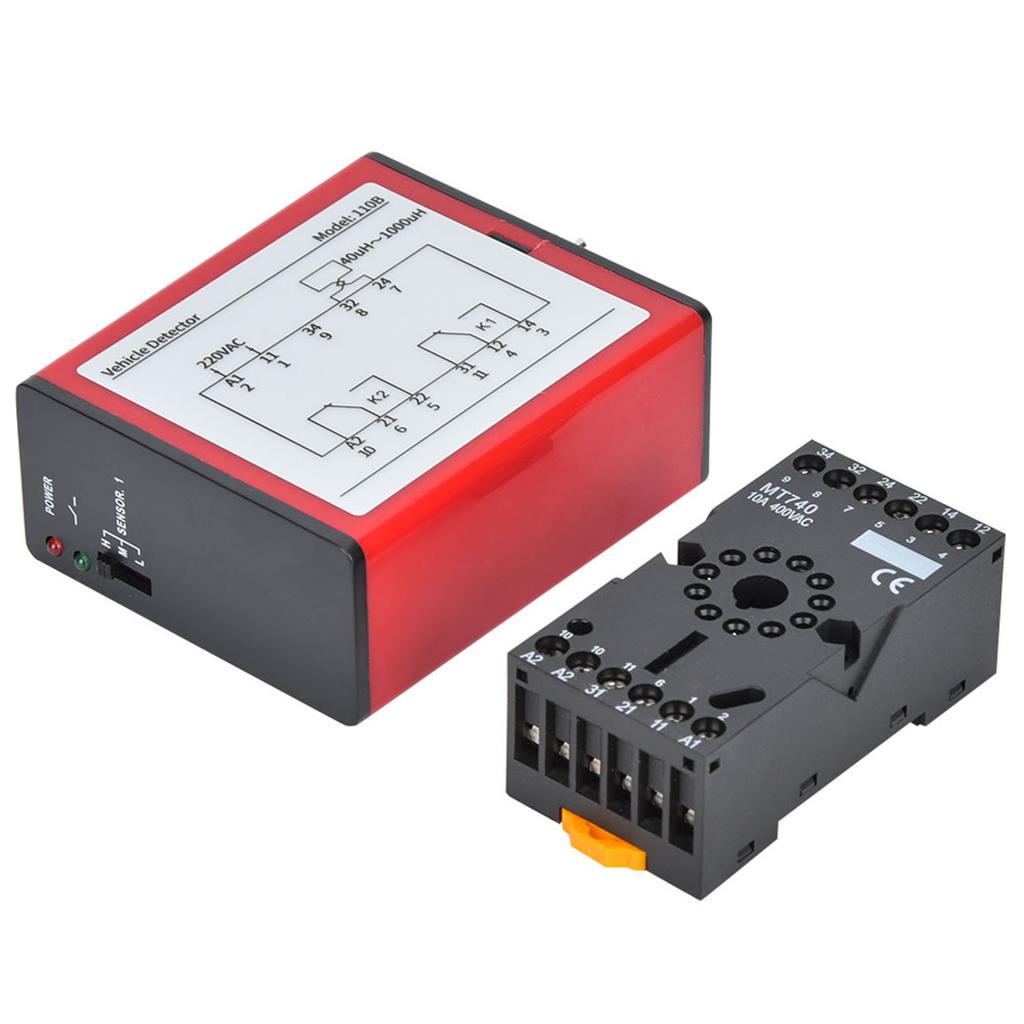 Single Channel Inductive Loop Vehicle Detector for Parking Lot Access Control