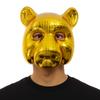 Golden Full Face Mask Plastic Animal Mask Creative Halloween Masks  Festival