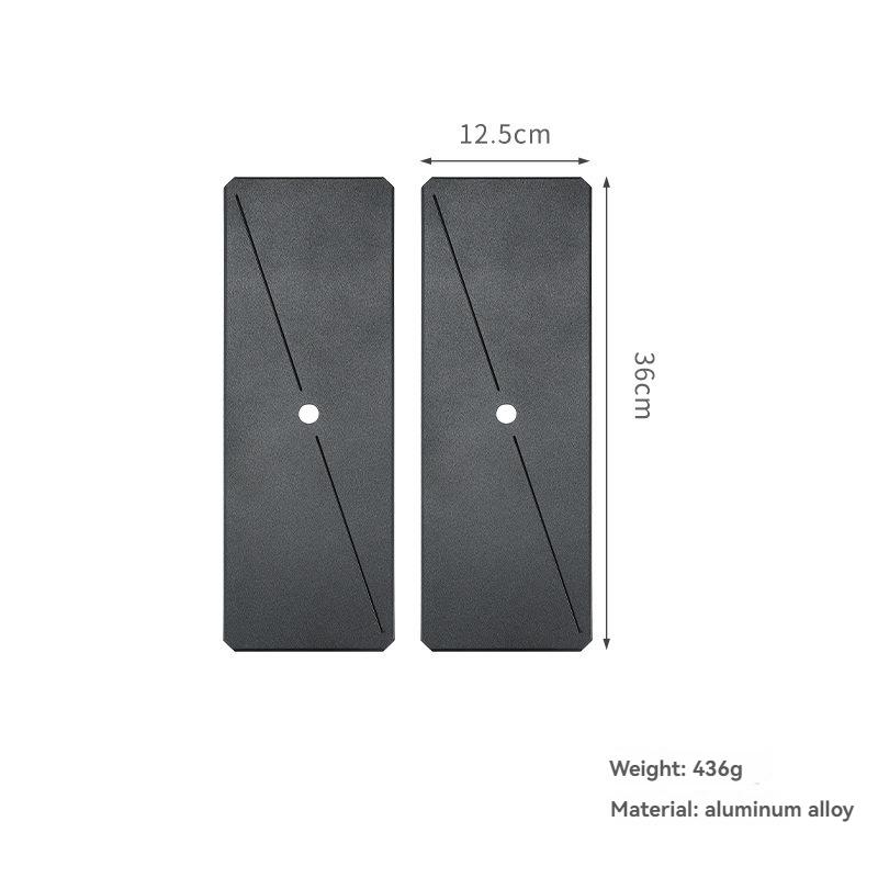 CK-12BK-2P Two-Piece Half-Unit Aluminum Top Panel Combination IGT Camping Table Accessories Outdoor Folding Table Accessories