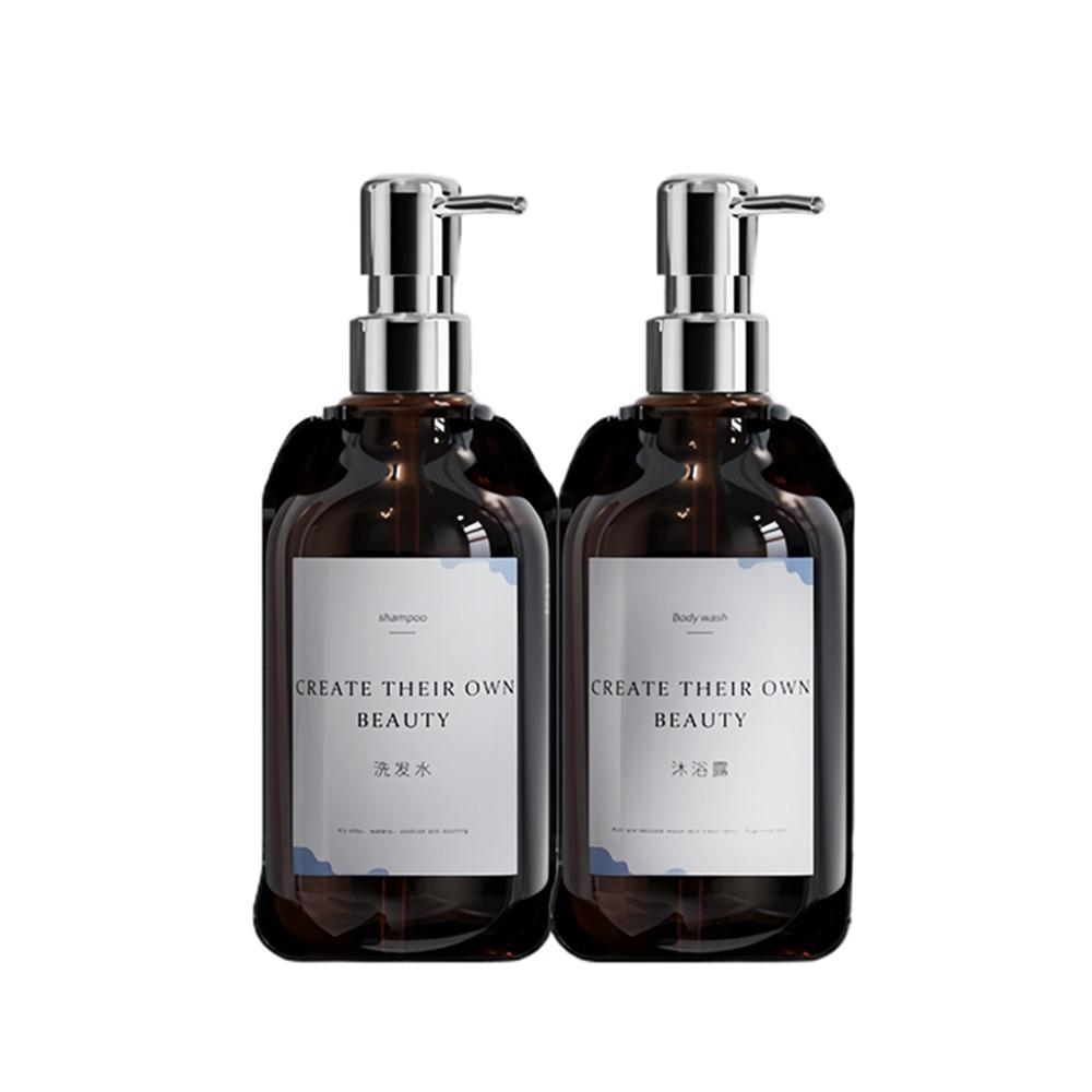 Lock Empty Pump Bottle Hand Press Bath Lotion Container Wall Mounted Soap Dispenser  Hotel