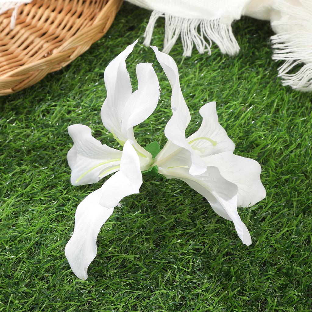 AWAYTR Beauty Rose Duckbill Hairpin Artificial Floral Hair Clips Valentine Headwear Girl Hair Accessories Festival Gift