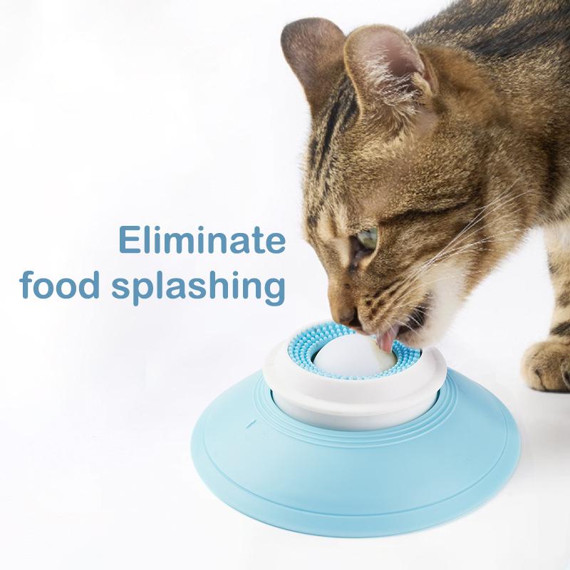 Dog Cat Licks Toys For Liquid Food, Anxieties Relief Slow Feeder Dog Lick Ball Treat Dispenser, Non-Slip Licking Bowl