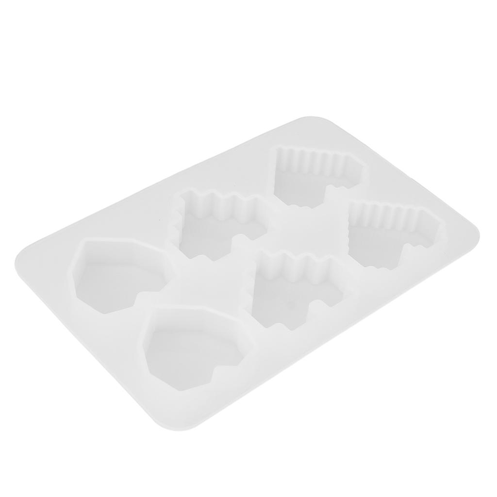 DIY Heart Shape Mould Reusable 3D Silicone Mould for Aromatherapy Tablets Balm Soap