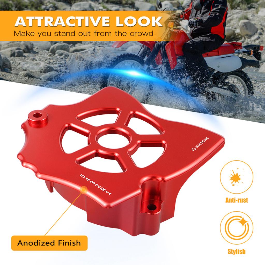 NICECNC For Honda XR650L XR 650 L 1993-2025 2024 Motorcycle Aluminum 15 Teeth Sprocket Cover Guard Protector XR 650L Accessories