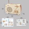 Build a Radio Kit Wood Radio Electronic Learning Interactive Training Hands-on Ability Experimental Kits For Cultivate Logical