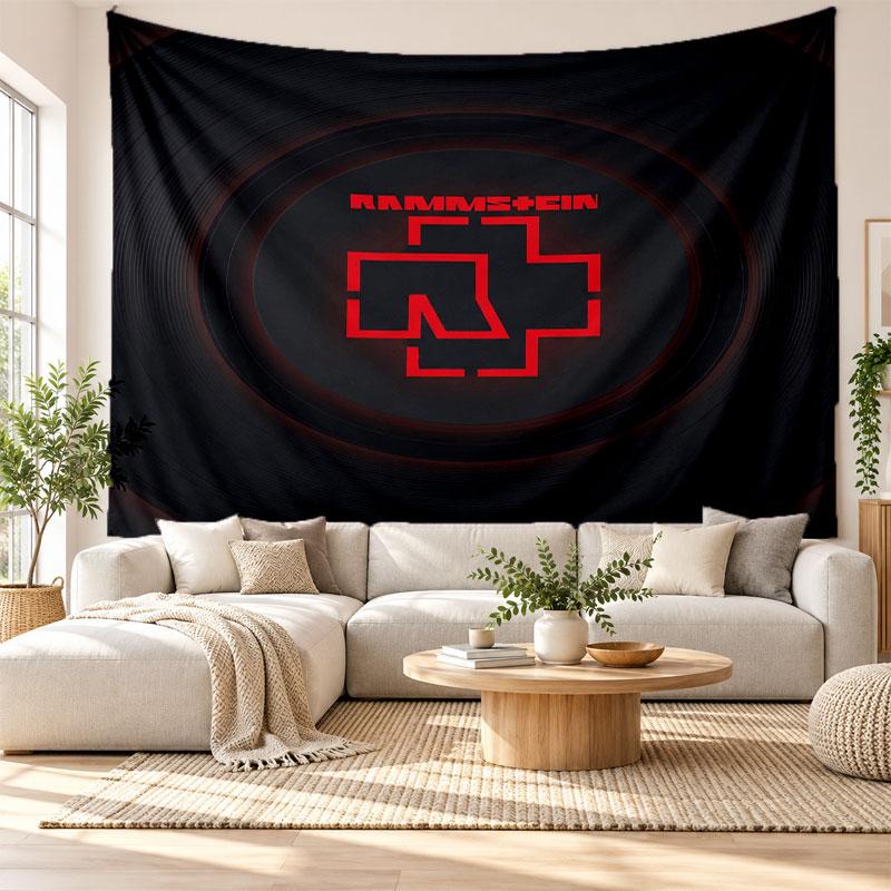 Rammstein Wall Tapestry, Soft Fabric Wall Hanging, Decorative Backdrop For Bedroom Home Wall Art