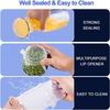 Silicone Food Cover 6 Pieces Flexible, Reusable, Food Storage Lids Stretch Covers