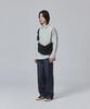 Emotio [Thomas Collection] Nylon Crossbody Bag - Black