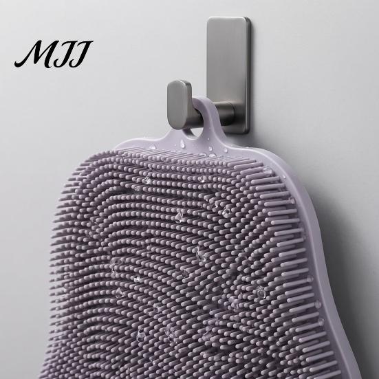 Pet Bath Massage Brush Mat with Suction Cups, Durable Soft TPE Self Grooming Silicone Brush, Hair Removal And Body Care Wall Mounted Dog Accessory