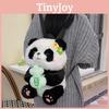 Cute Panda Flower Backpack Mahjong For Wealth Honey Jar Avocado Plush Bag