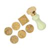 Wax Stamp Seal Easy Operation High Durability Rustproof Wide Application Wax Seal Stamp KitGreen