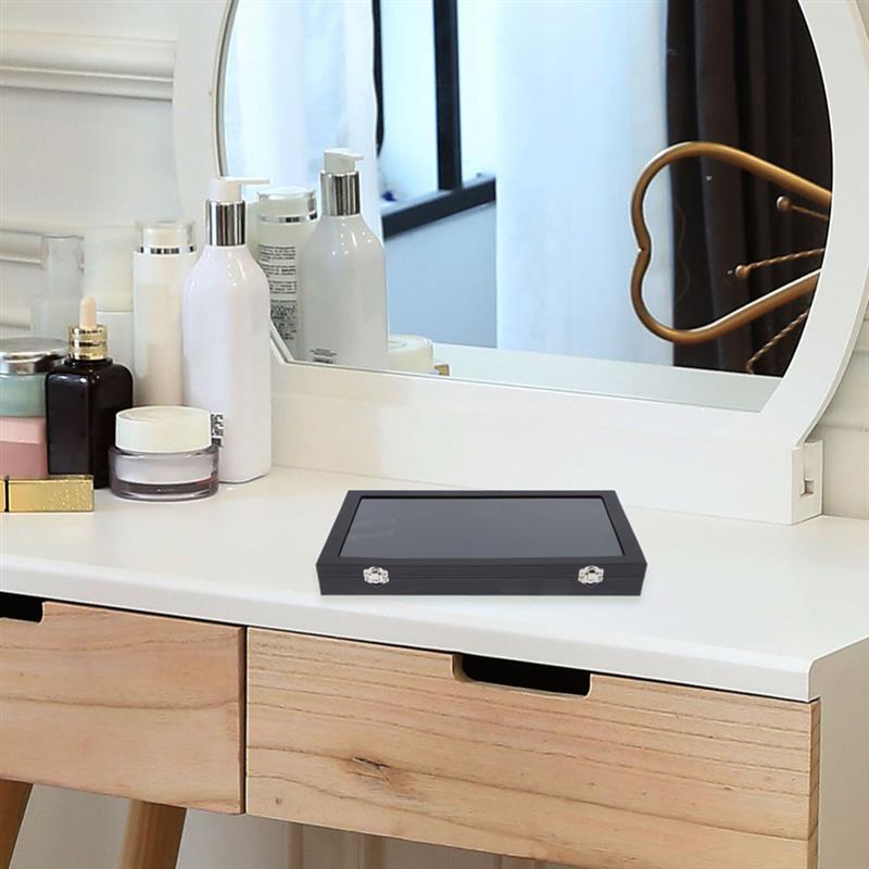 Pin Display Case Breastpin Medal Display Box Storage Box Dust-Proof Brooch Box Display Rack Jewelry Medal Collection Display Box