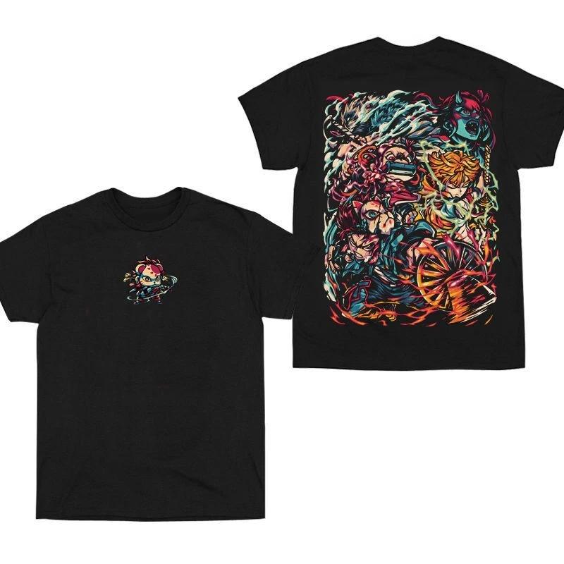 Demon Slayer Zenitsu Anime Manga T-Shirt Tee Costumes Cotton Cotton Short Sleeve 3XL