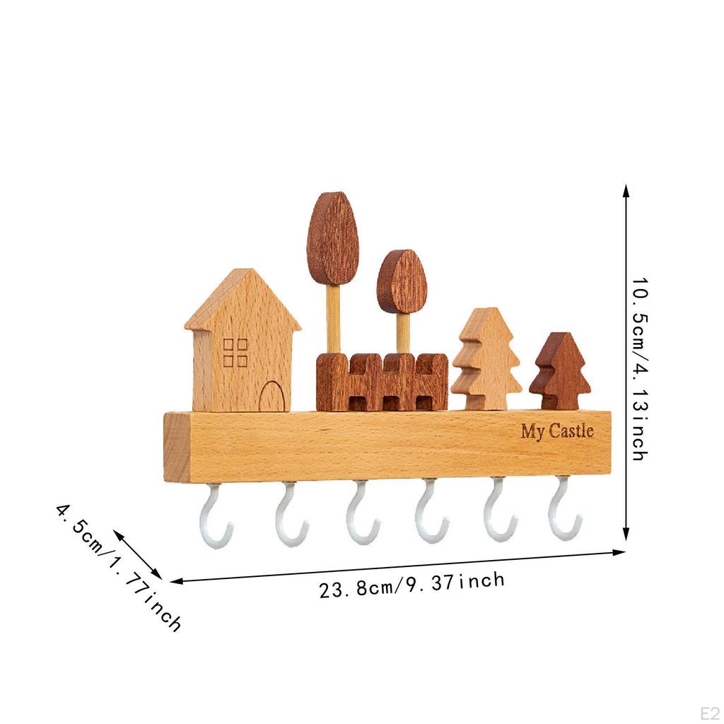 Key Holder Wall Mount Hanger for Doorway Garage Farmhouse Entryway